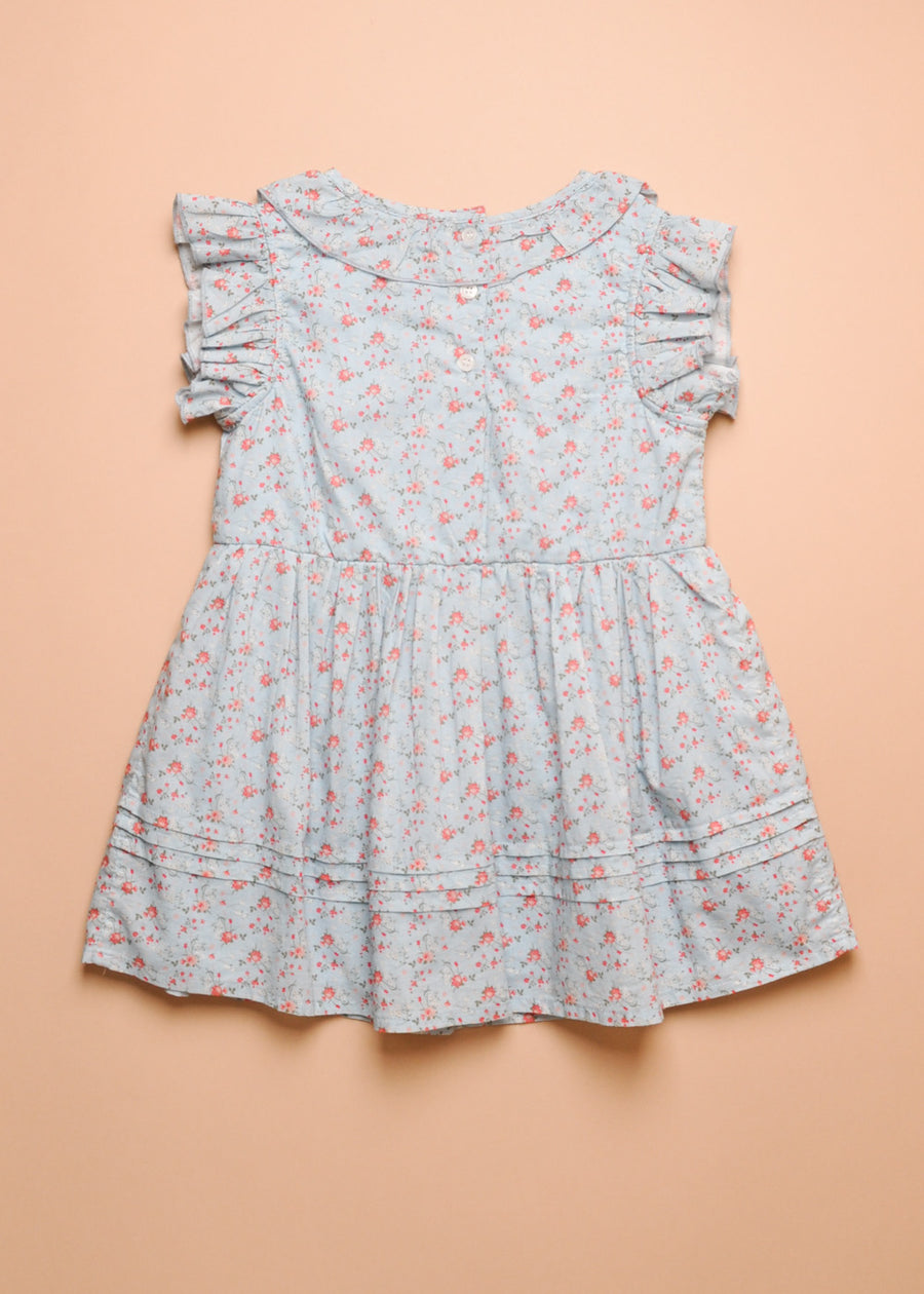 ANA DRESS -  BLUE POSY