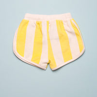 STRIPED TERRY SHORT