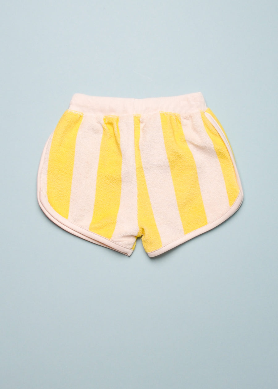 STRIPED TERRY SHORT