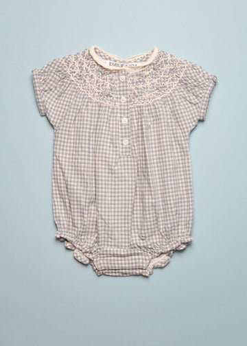 GINGHAM ROMPER