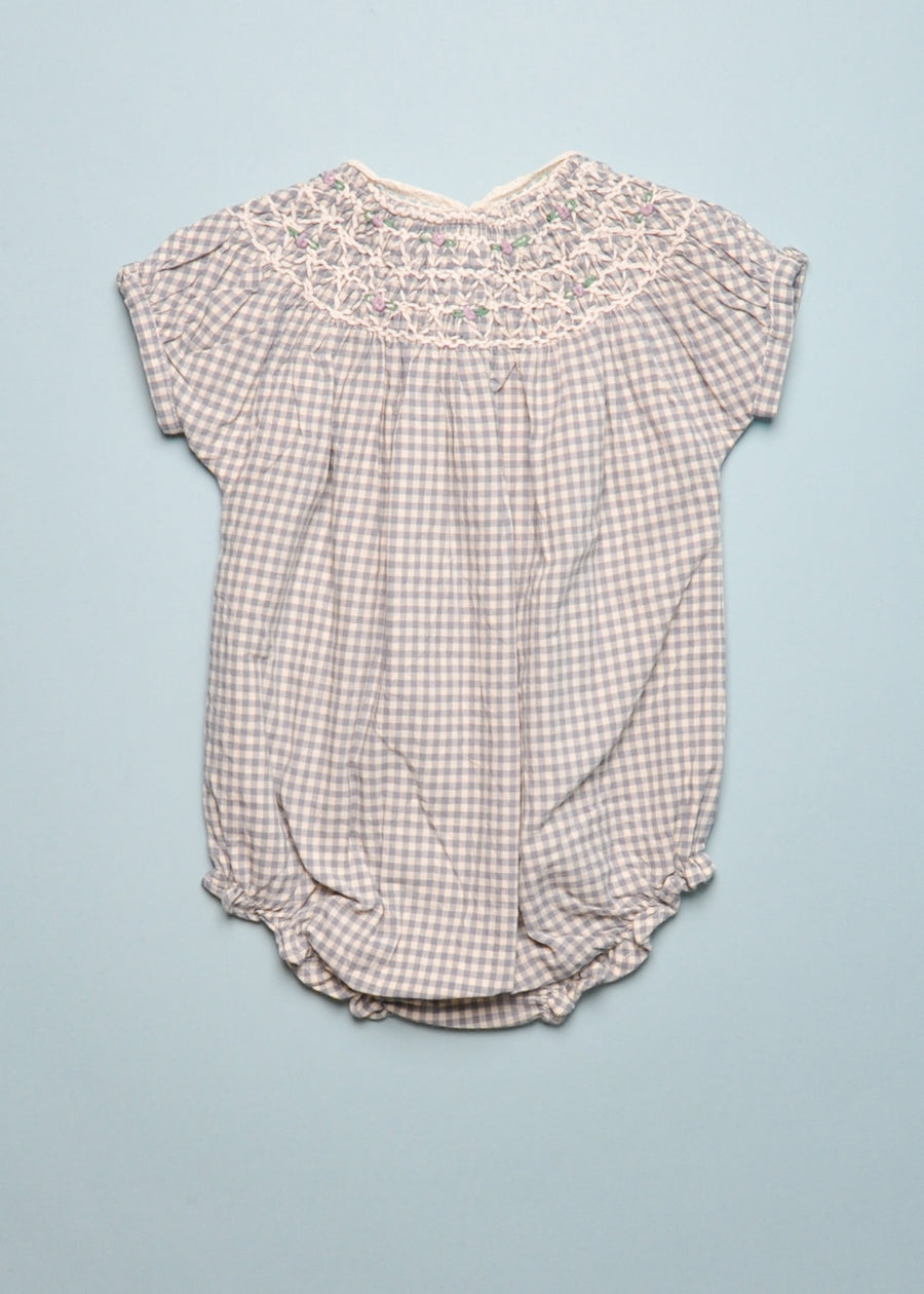 GINGHAM ROMPER