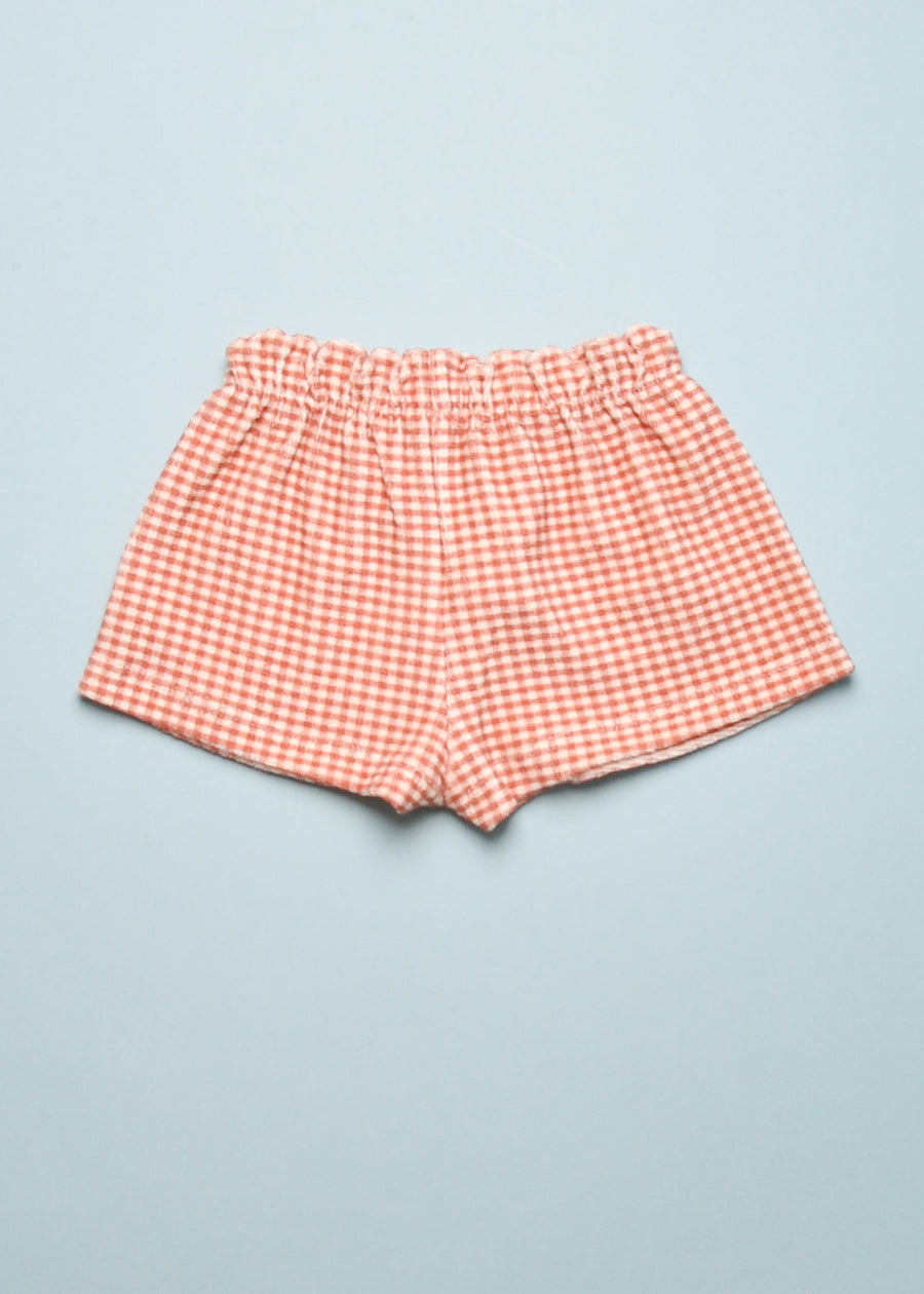 CHECK TERRY SHORTS