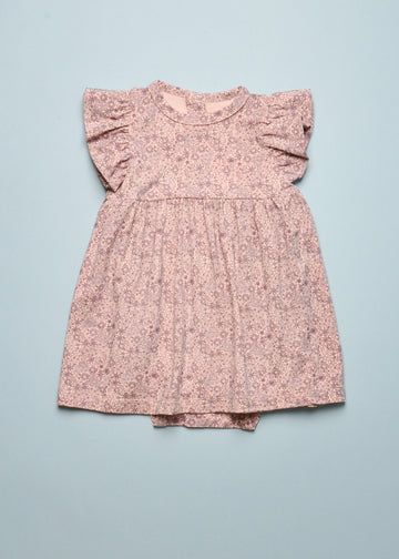 BAMBOO FLOWER ONESIE DRESS