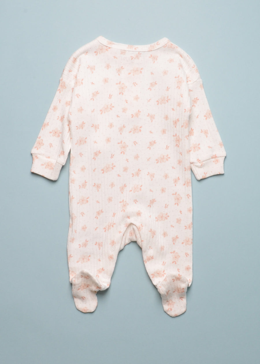 ROSE RIB FOOTIE