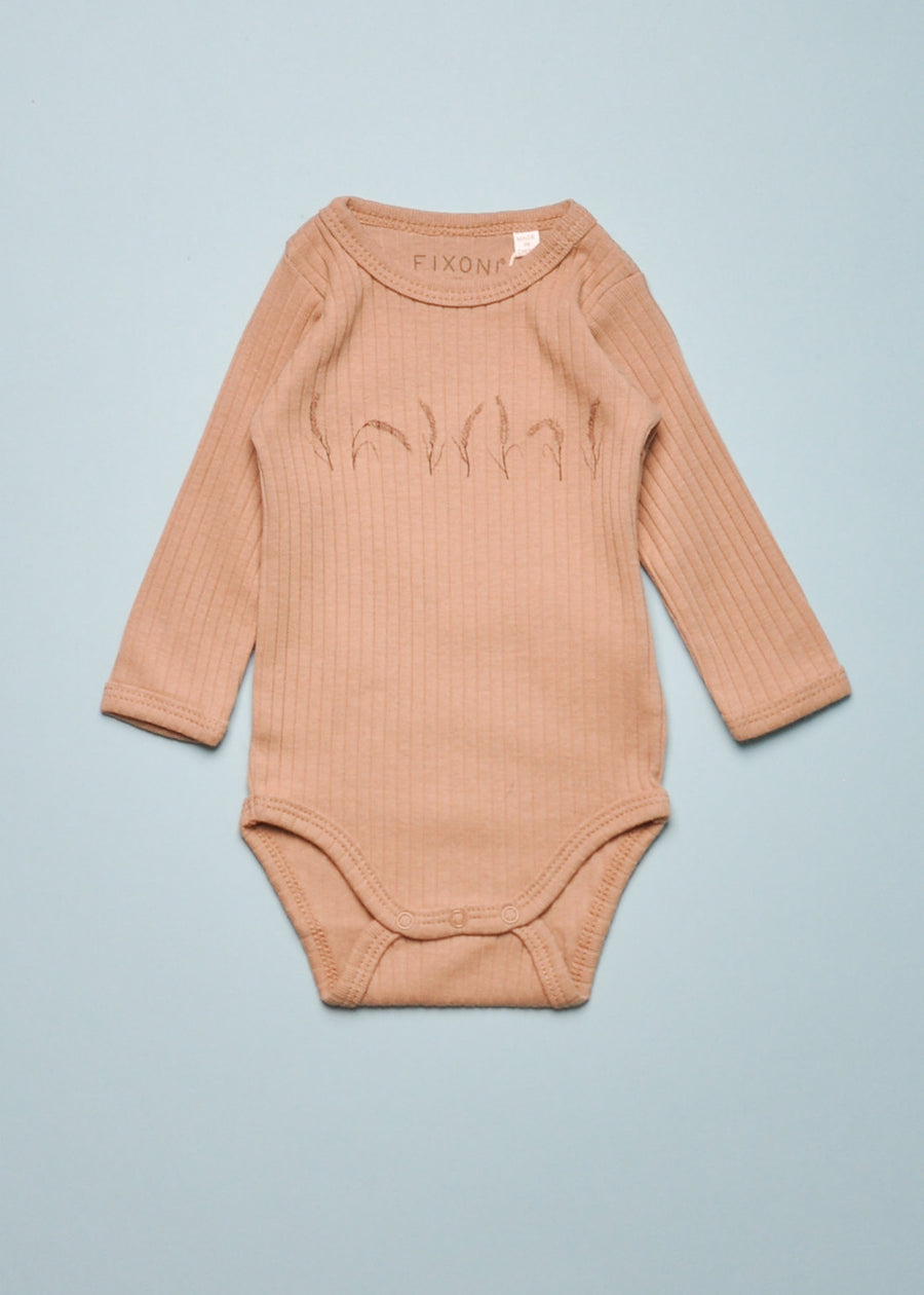 RIB ONESIE - 2 PACK