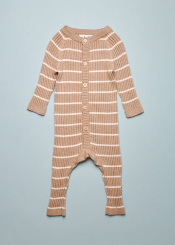 FARLEY KNIT COVERALL - TAUPE