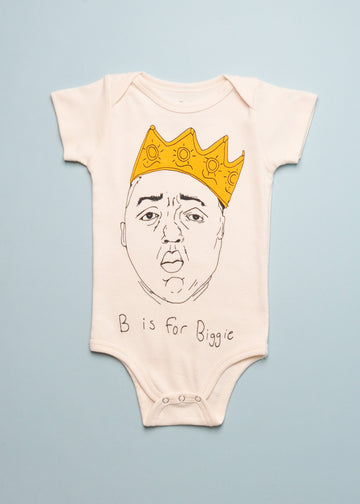 B IS FOR BIGGIE ONESIE