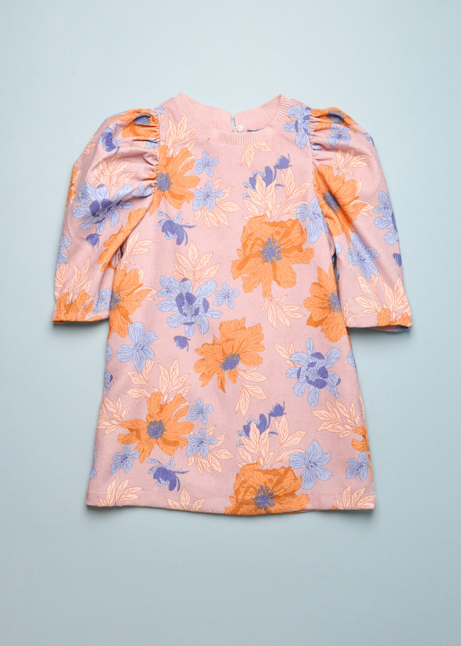 FLORAL PUFF SLEEVE DRESS