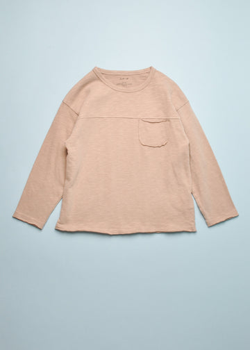 POCKET TEE - TAUPE