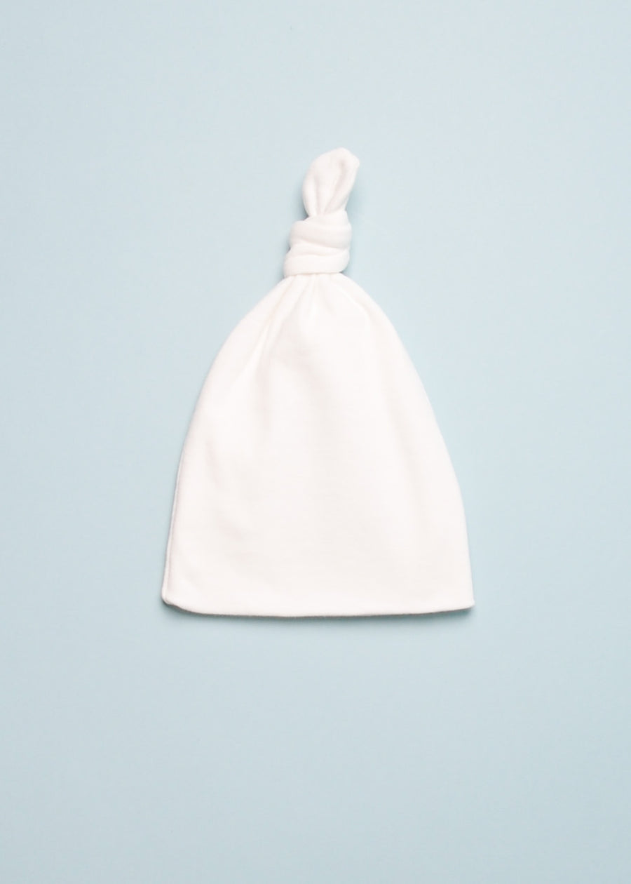 INFANT KNOT HAT - ECRU