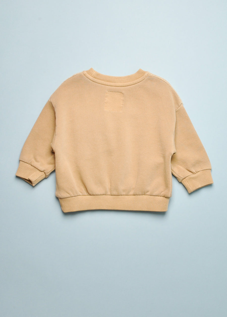 TERRY PANEL SWEATSHIRT