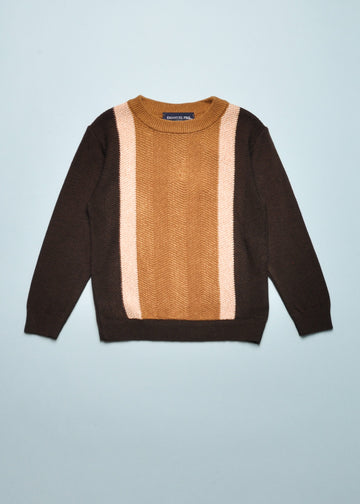 PARICOLLO SWEATER - BROWN