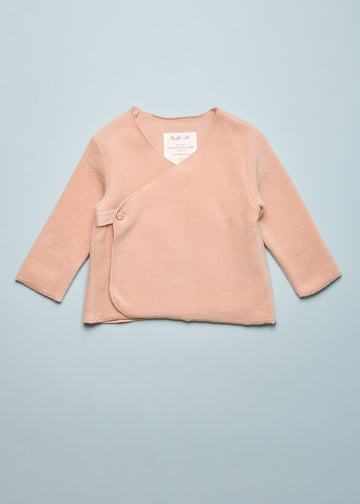 POLAR WRAP JACKET - ART PINK