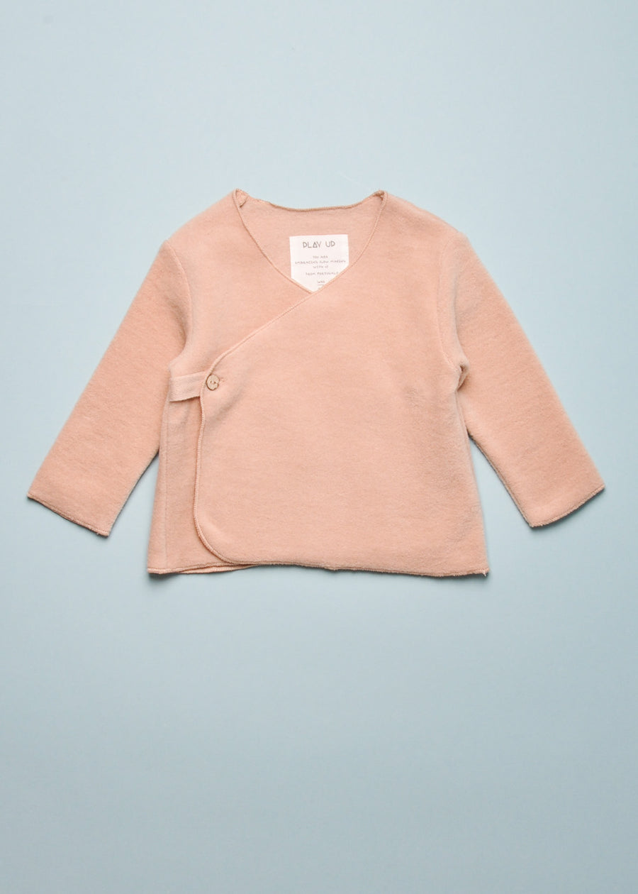POLAR WRAP JACKET - ART PINK