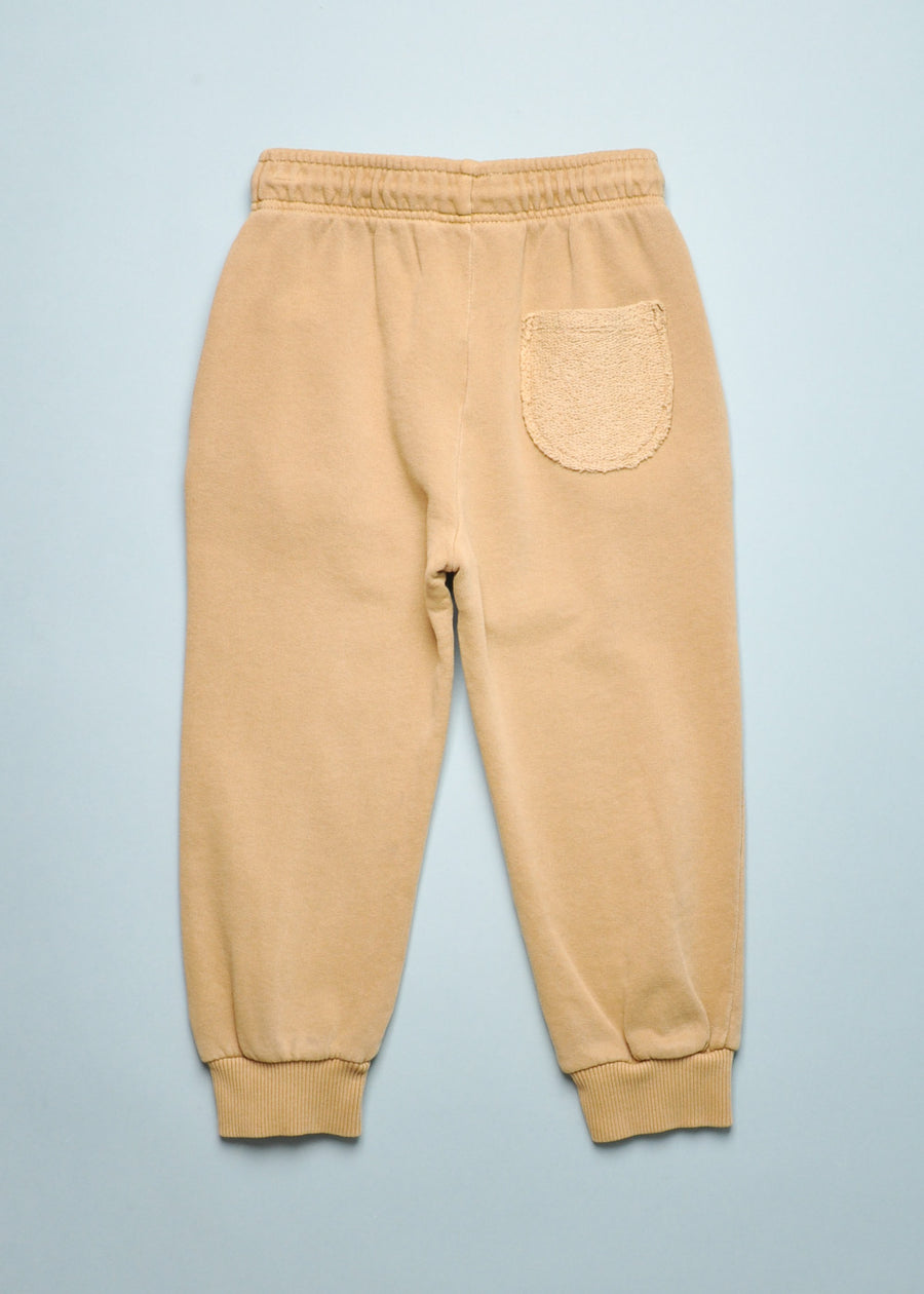 TERRY POCKET SWEATPANTS - TIME GREEN
