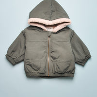 SHERPA LINED BABY PARKA