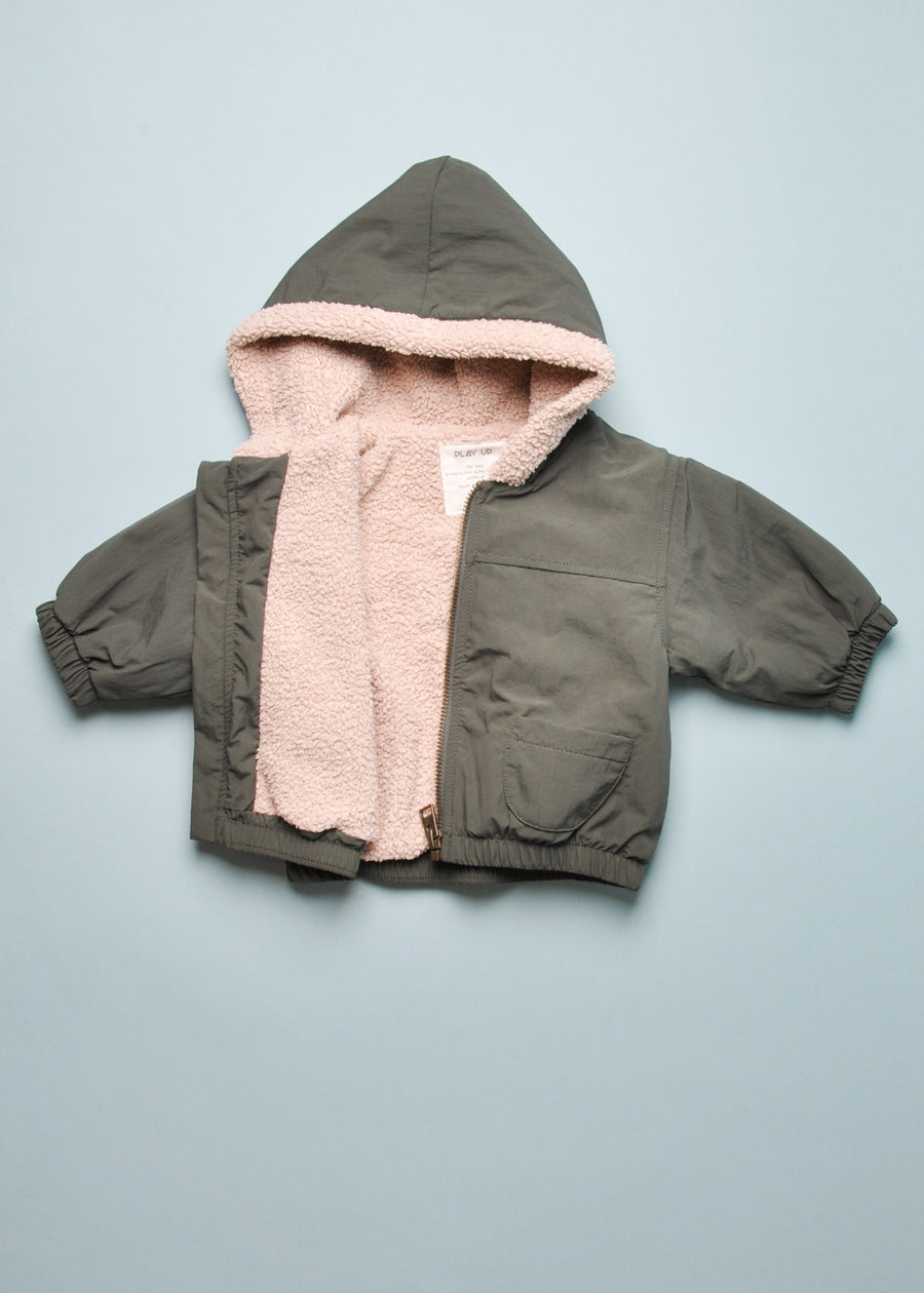 SHERPA LINED BABY PARKA