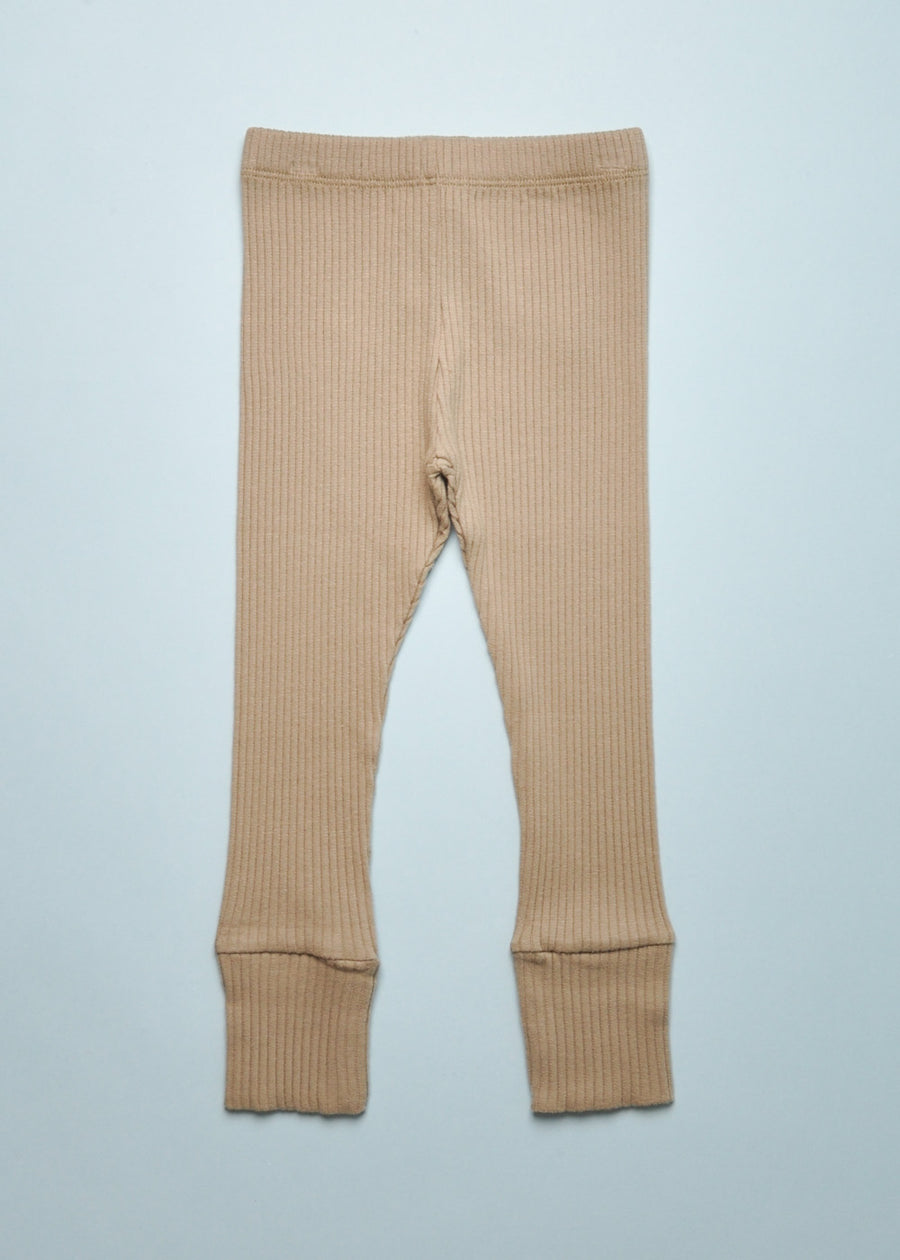 THE RIBBED LEGGING - SAGE