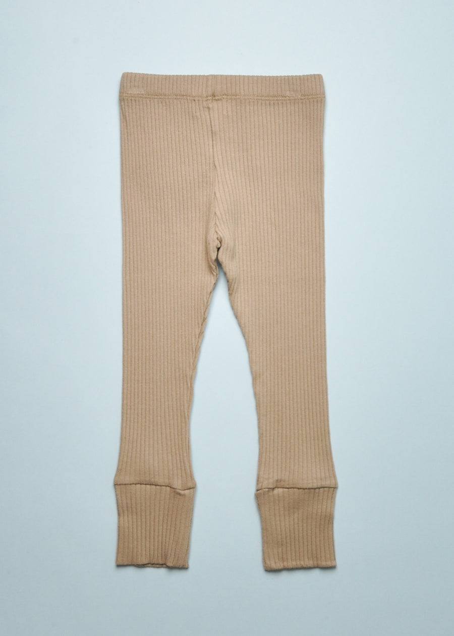 THE RIBBED LEGGING - SAGE