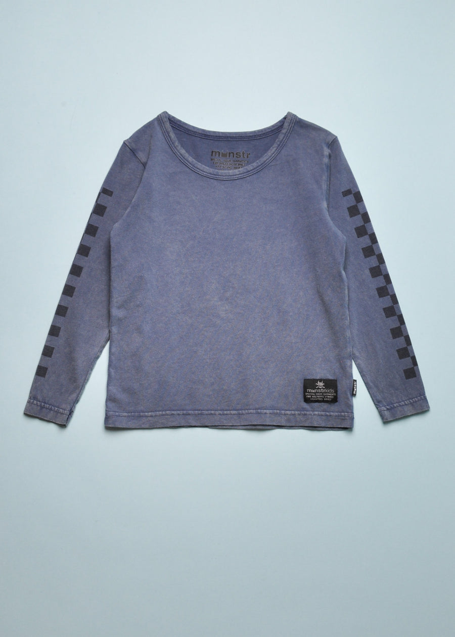 SLEEVE CHECK TEE