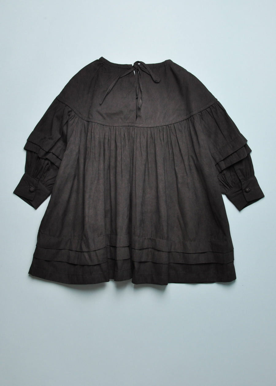 POPLIN DRESS - BLACK