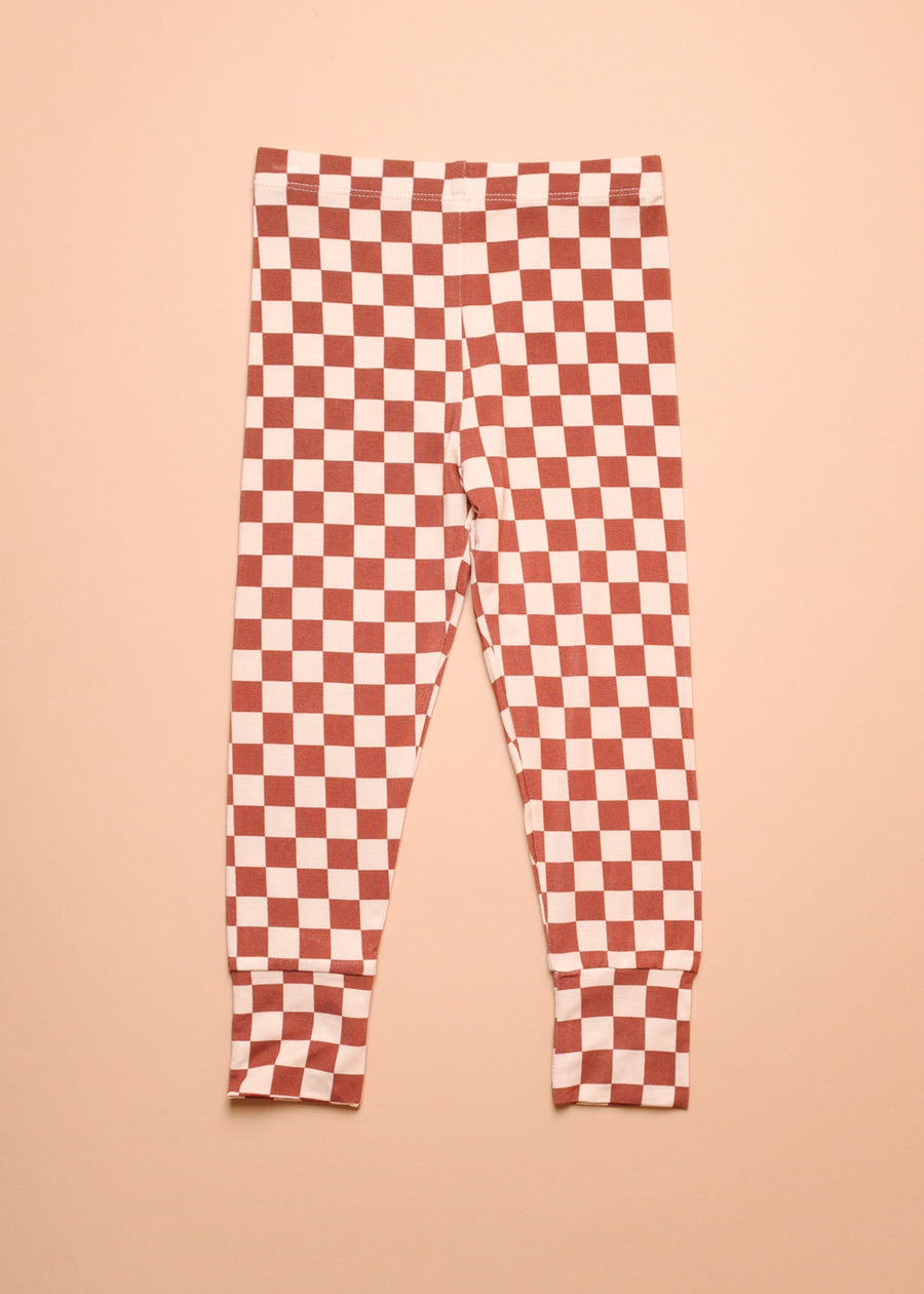 CHECKERED BAMBOO PAJAMA SET