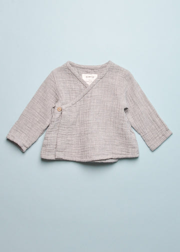 GAUZE WRAP TOP