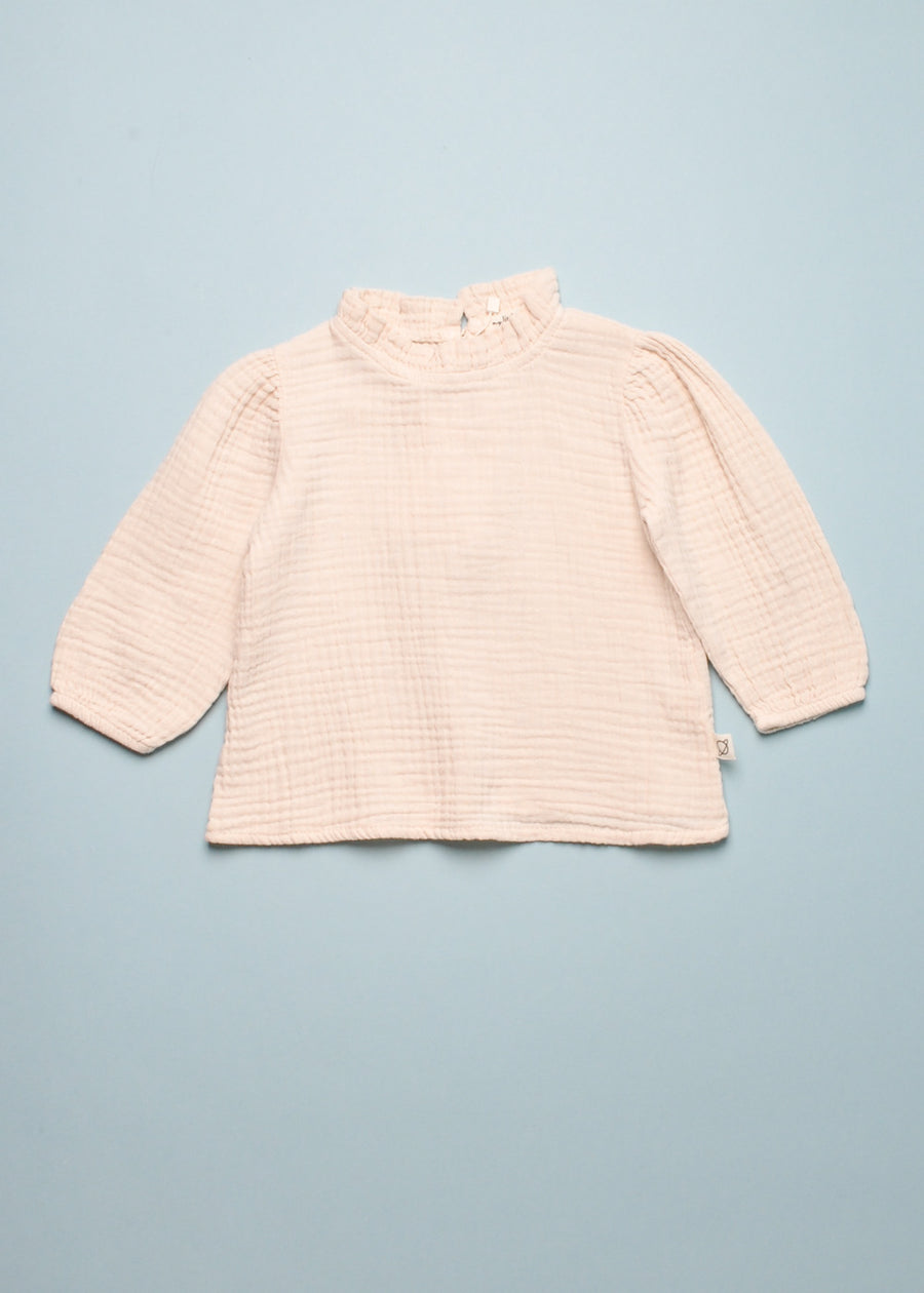 CARLOTA GAUZE TOP - STONE