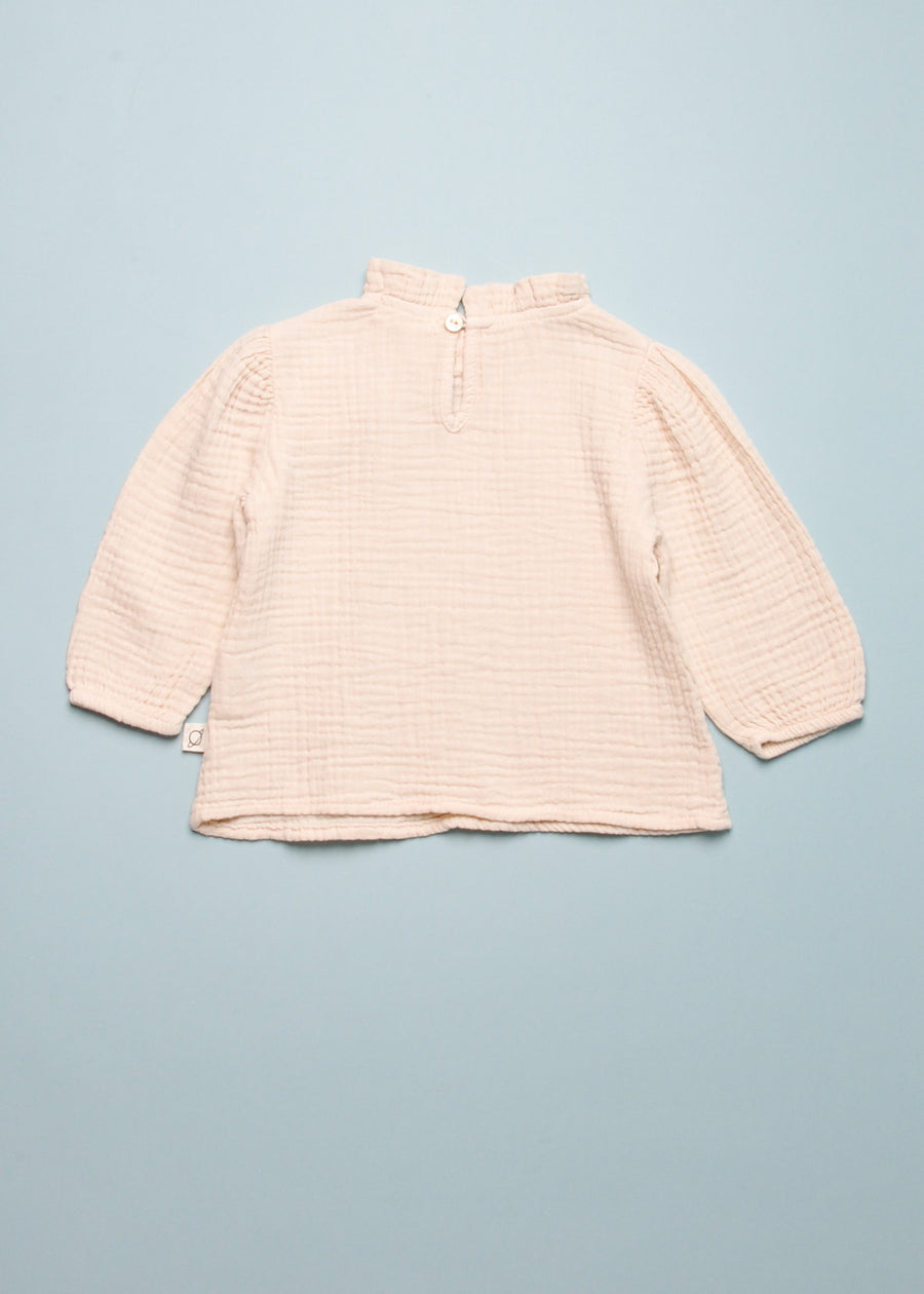 CARLOTA GAUZE TOP - STONE