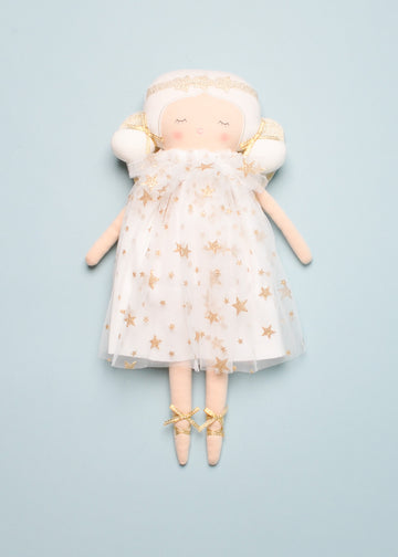WILLOW FAIRY DOLL - IVORY GOLD STAR