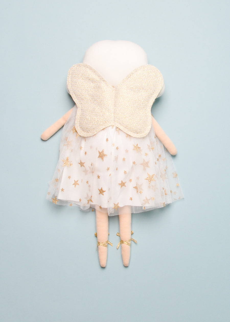 WILLOW FAIRY DOLL - IVORY GOLD STAR
