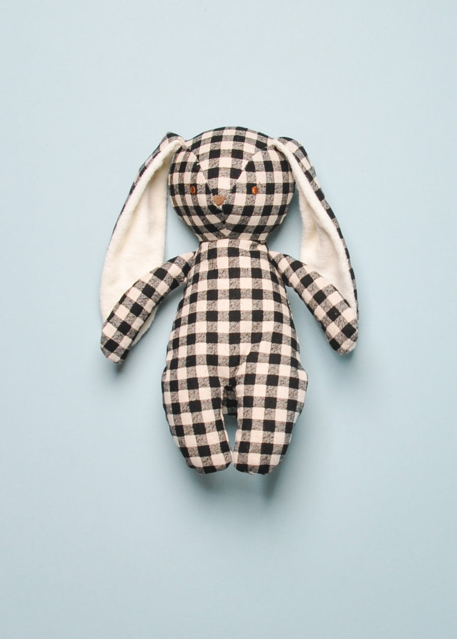 FLOPPY BUNNY - BLACK CHECK