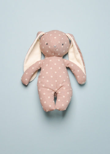 FLOPPY BUNNY - LINEN MAUVE SPOT