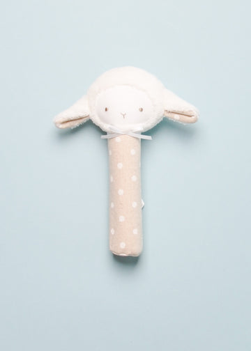 LAMBY SQUEAKER - LINEN SPOT WHITE