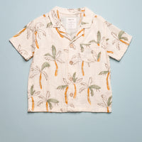 PALM TREES BUTTON DOWN