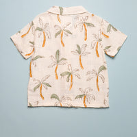 PALM TREES BUTTON DOWN