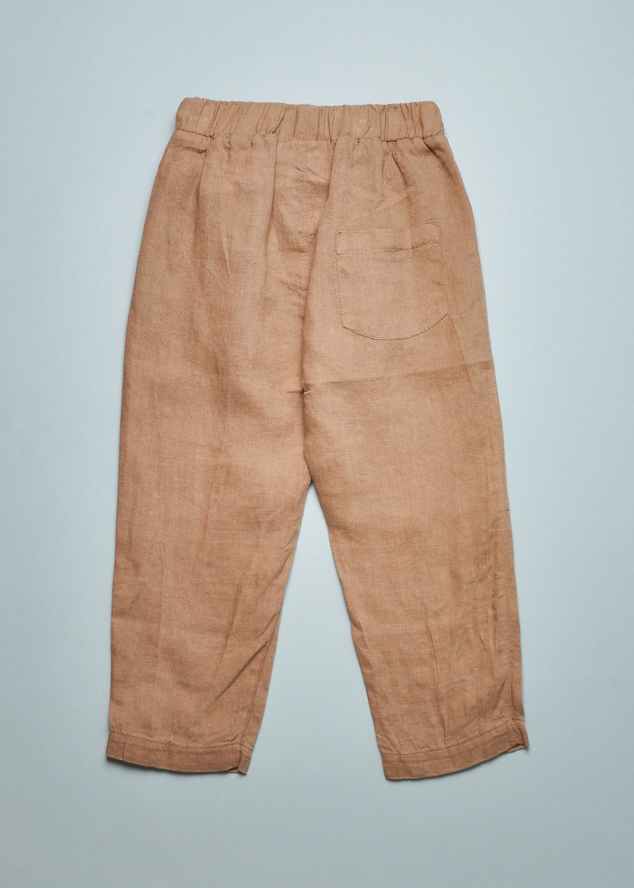 LINEN PANT - TAUPE