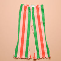 FLARE STRIPED PANTS