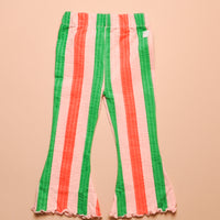 FLARE STRIPED PANTS