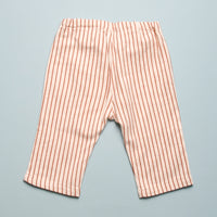ALMOND STRIPED TROUSERS