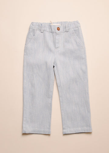 CHAMBRAY TROUSERS