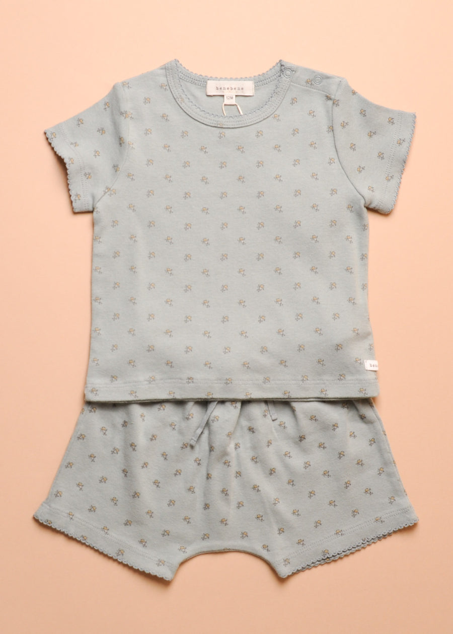 BERRYBERRY TWINSET - BLUE GREY