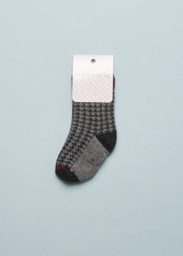 ARNAU HERRINGBONE SOCKS - ANTHRACITE