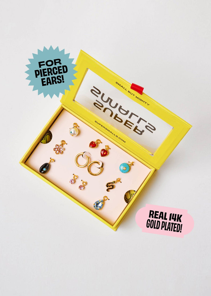 TOTALLY CHARMING PIERCED EARRING SET