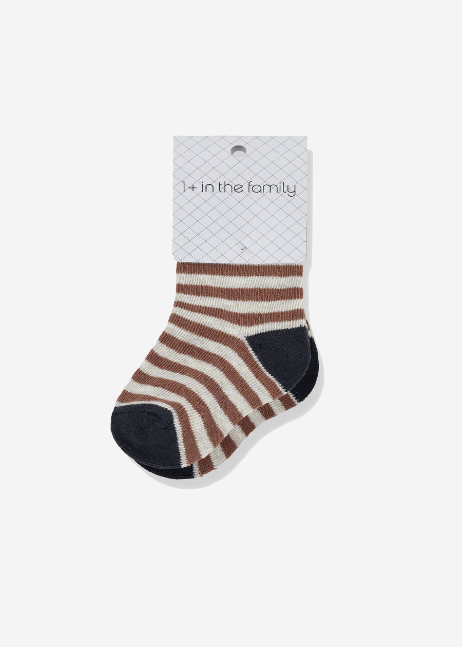 TERZO STRIPE SOCKS - SIENNA