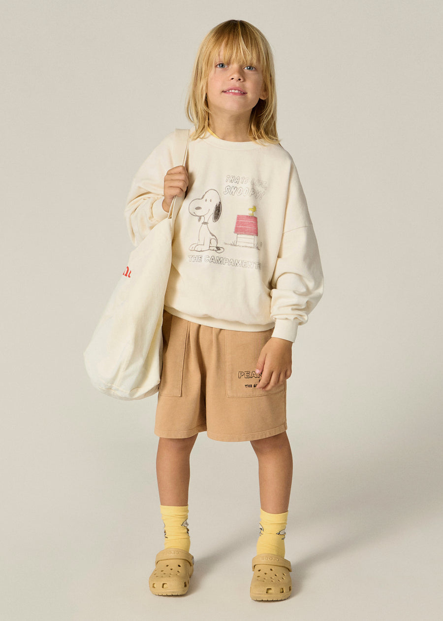 SNOOPY KIDS SWEATSHORT