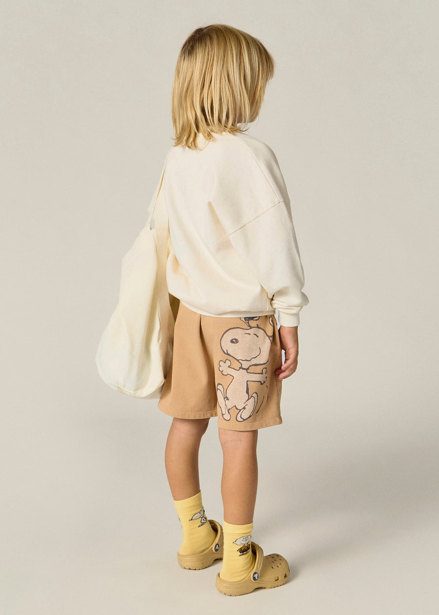 SNOOPY KIDS SWEATSHORT