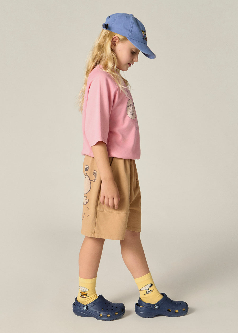 SNOOPY KIDS SWEATSHORT