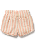 WAVE TERRY STRIPED SHORTS