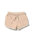 WAVE TERRY STRIPED SHORTS